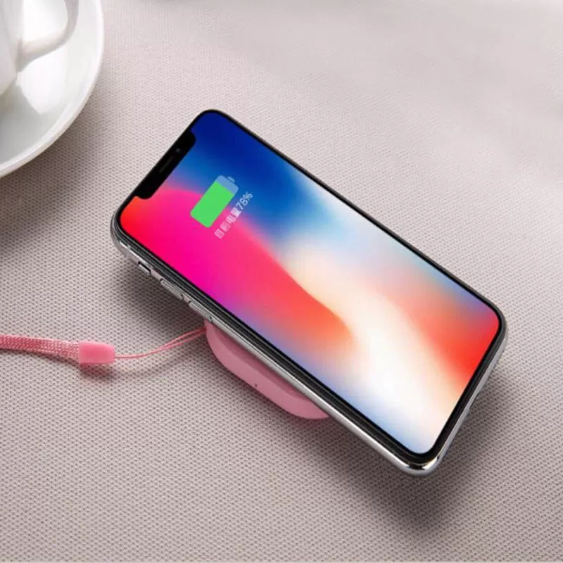 Generic 5W QI Wireless Charger Square Portable Power Bank - image 3
