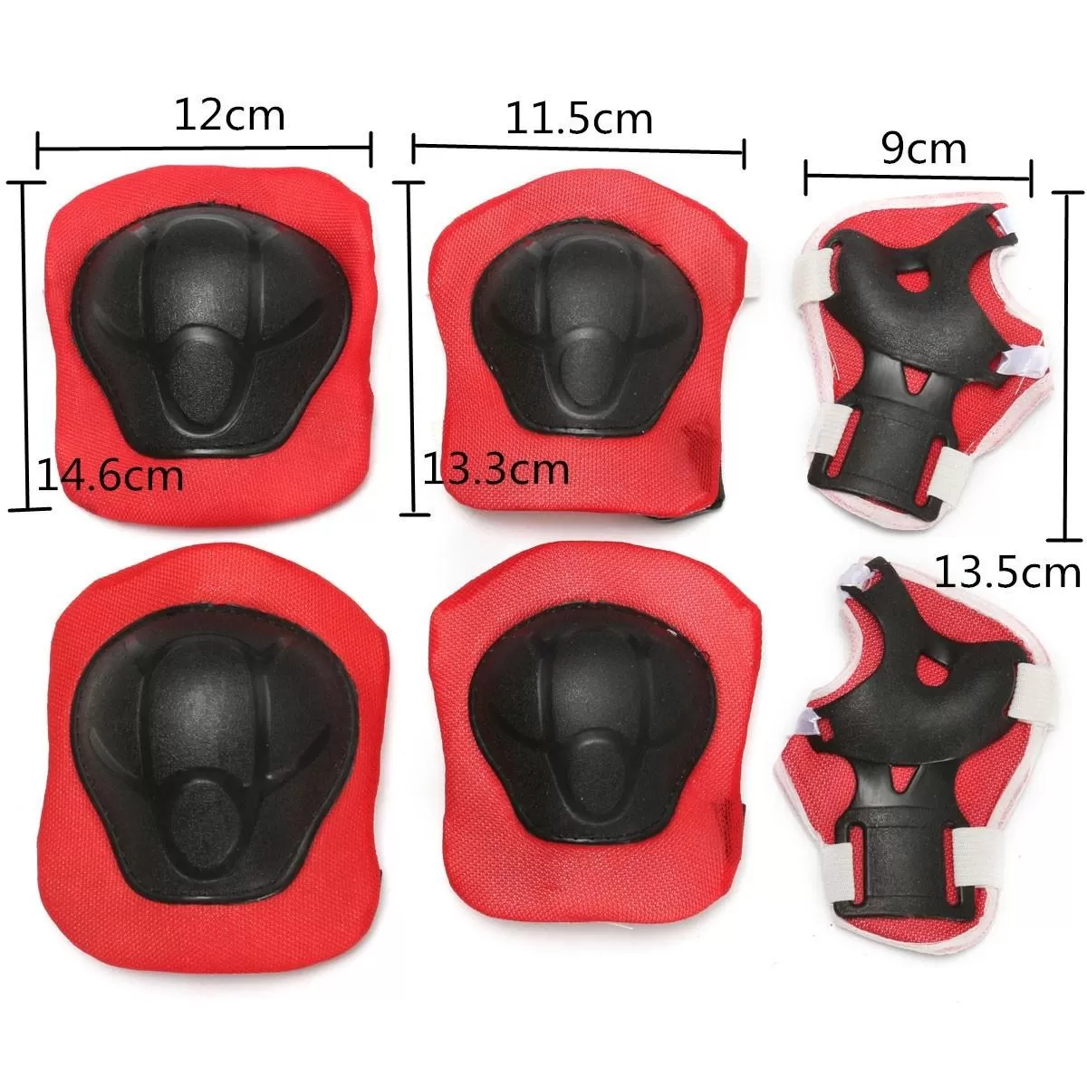 Generic 6Pcs Pink Kids Elbow Knee Wrist Guard Set - image 7