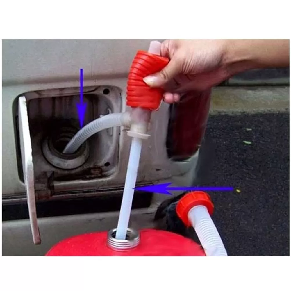 Generic Portable Car Manual Hand Siphon Pump for Fuel - image 2