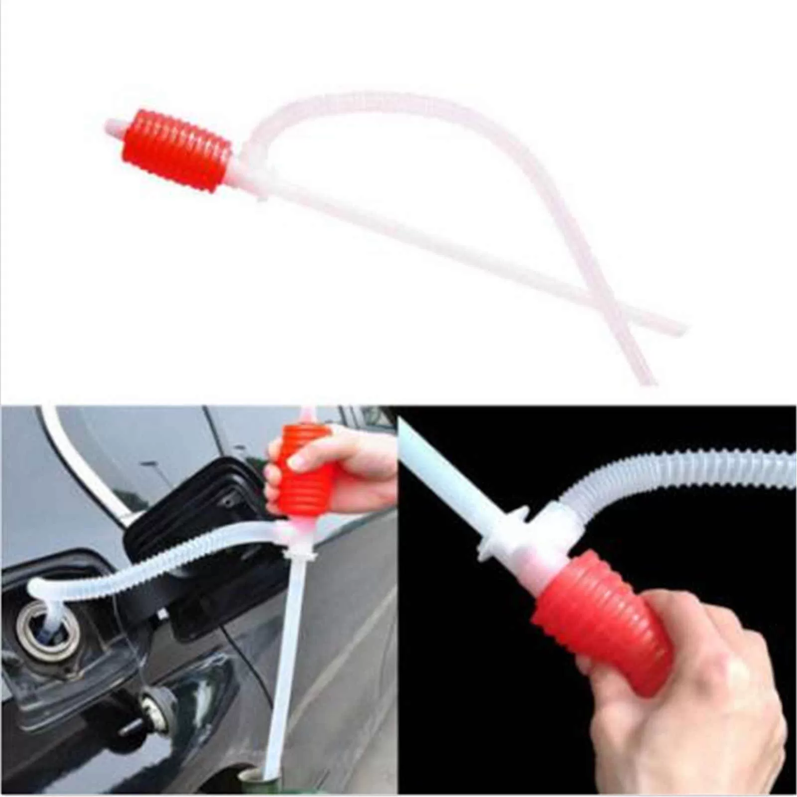 Generic Portable Car Manual Hand Siphon Pump for Fuel - image 3