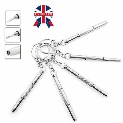 Professional 3in1 Mini Screwdriver Repair Set Keyring