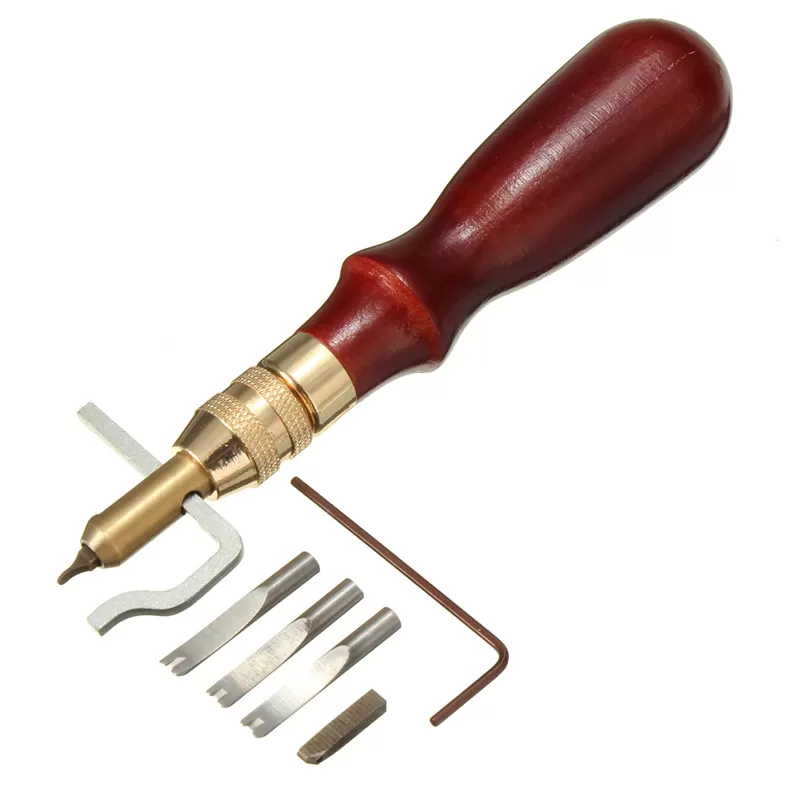 Generic All in 1 Adjustable Leather Edge Stitching Groover - image 6