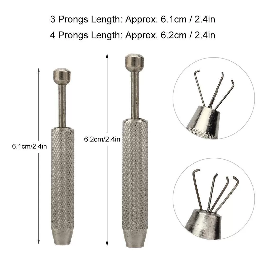 Professional Stainless Steel Jewelry Diamond Claw PickUp Tool - image 3