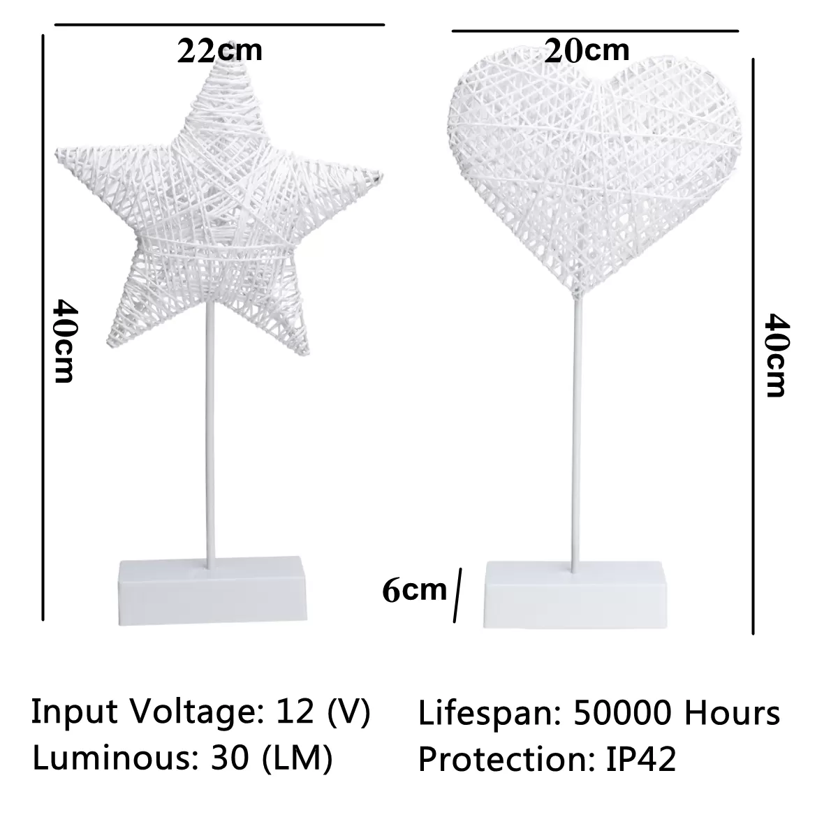 Romance Illuminative Heart Shaped LED Night Light - image 2
