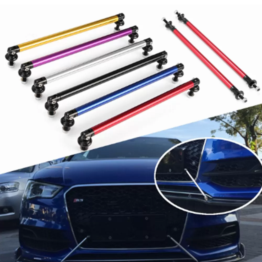 Generic 2Pcs Bumper Lip Splitter Rods Adjustable Front Rear - image 2