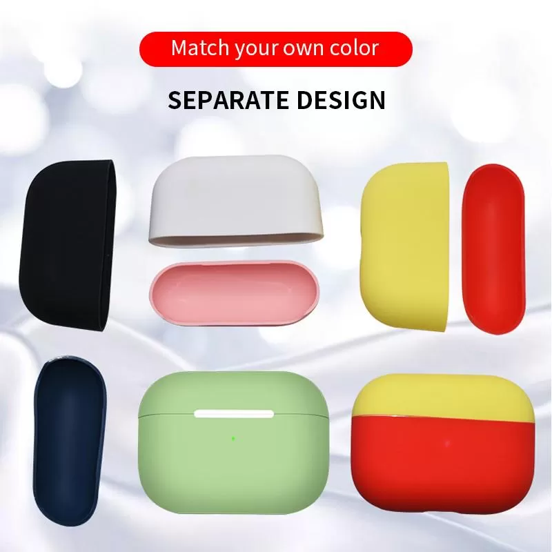 Generic Airpods Pro TWS Silicone Protective Case Royal Black - image 3