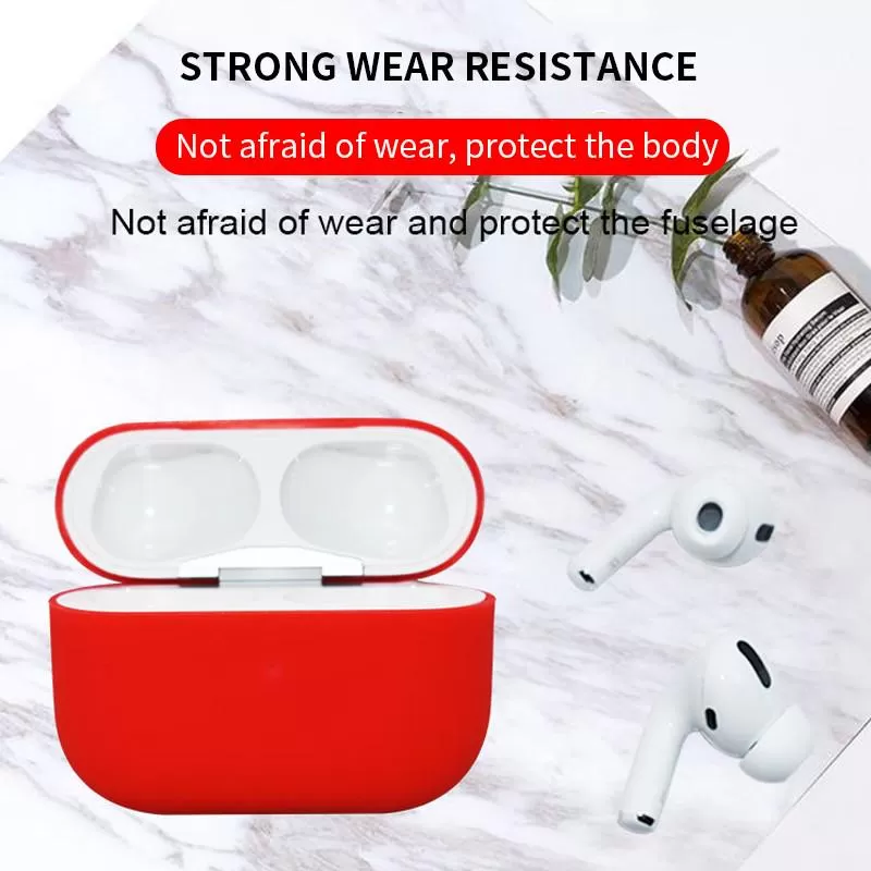Generic Airpods Pro TWS Silicone Protective Case Royal Black - image 8