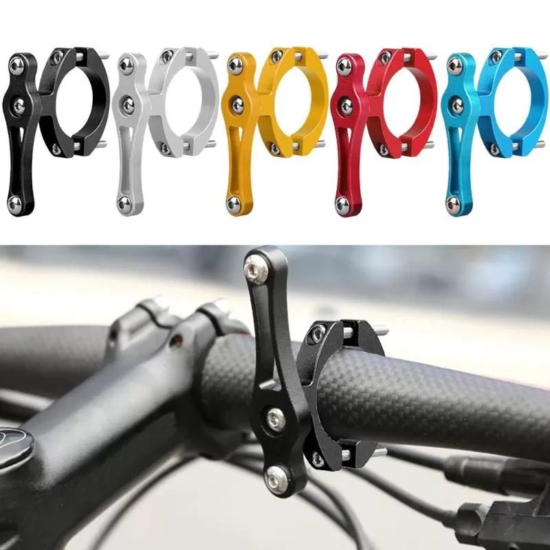 Royal Gold Handlebar Water Bottle Holder Clamp Adapter - image 3