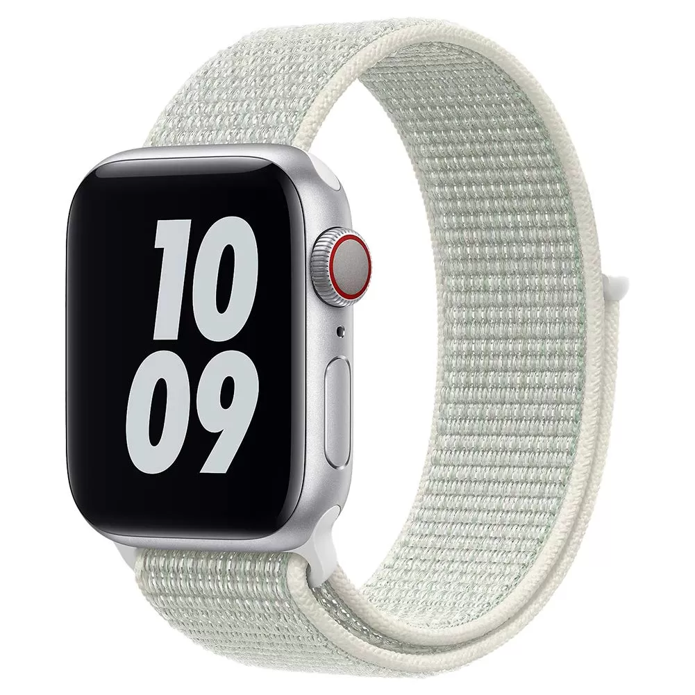 Generic Sport Nylon Woven Band Silver for Apple Watch 40mm - image 3
