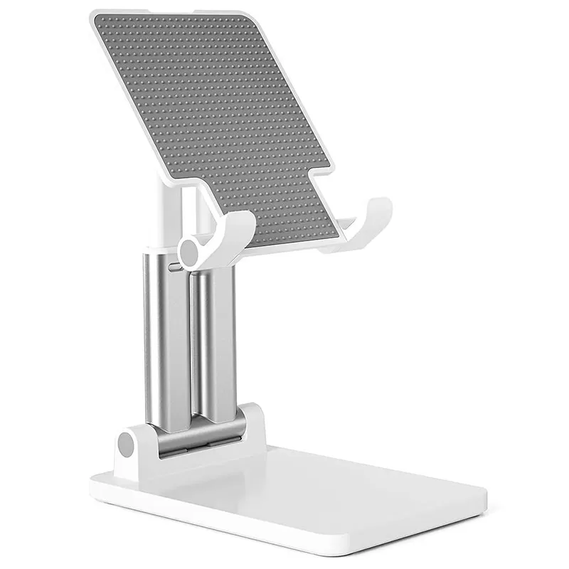 Luxury Dual Pole Foldable Tablet Stand Adjustable Silver - image 7