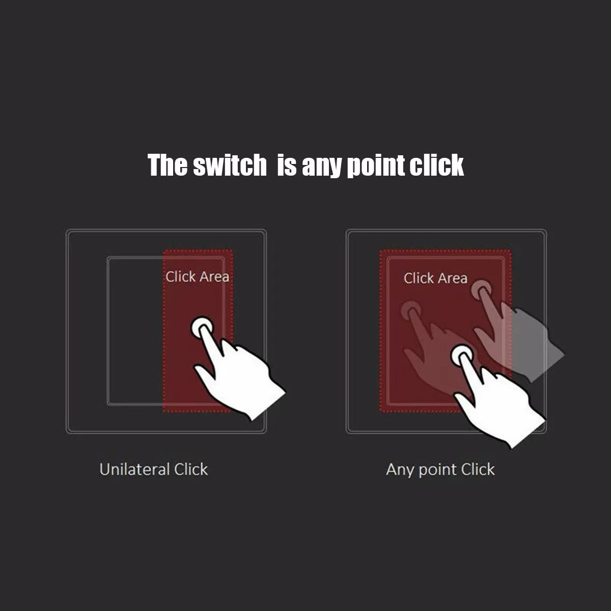 Tecno Smart Touch Light Switch Panel 2Gang 2way LED Indicator - image 2