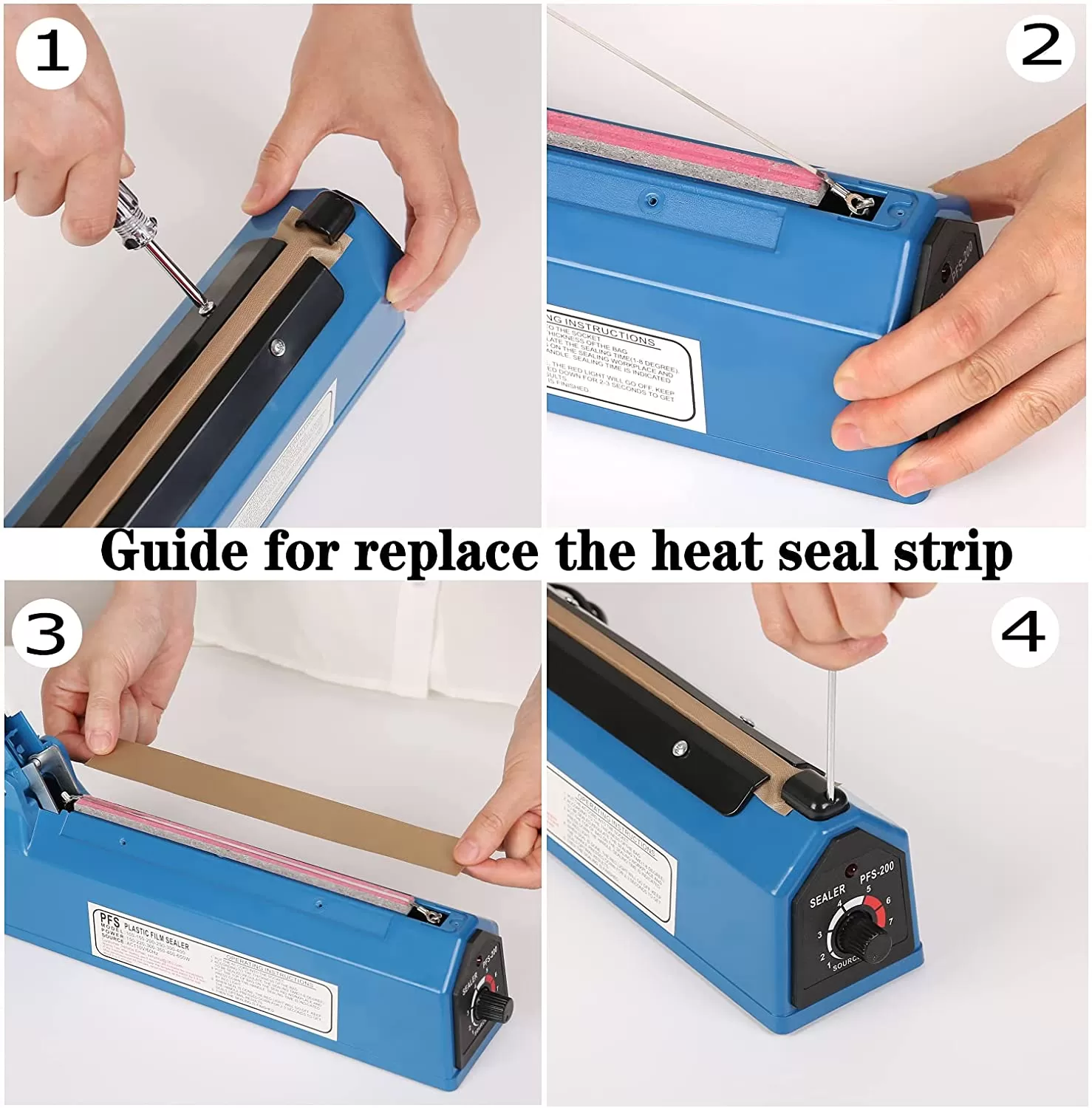 Tecno 100MM Electric Impulse Plastic Bag Heat Sealer - image 2