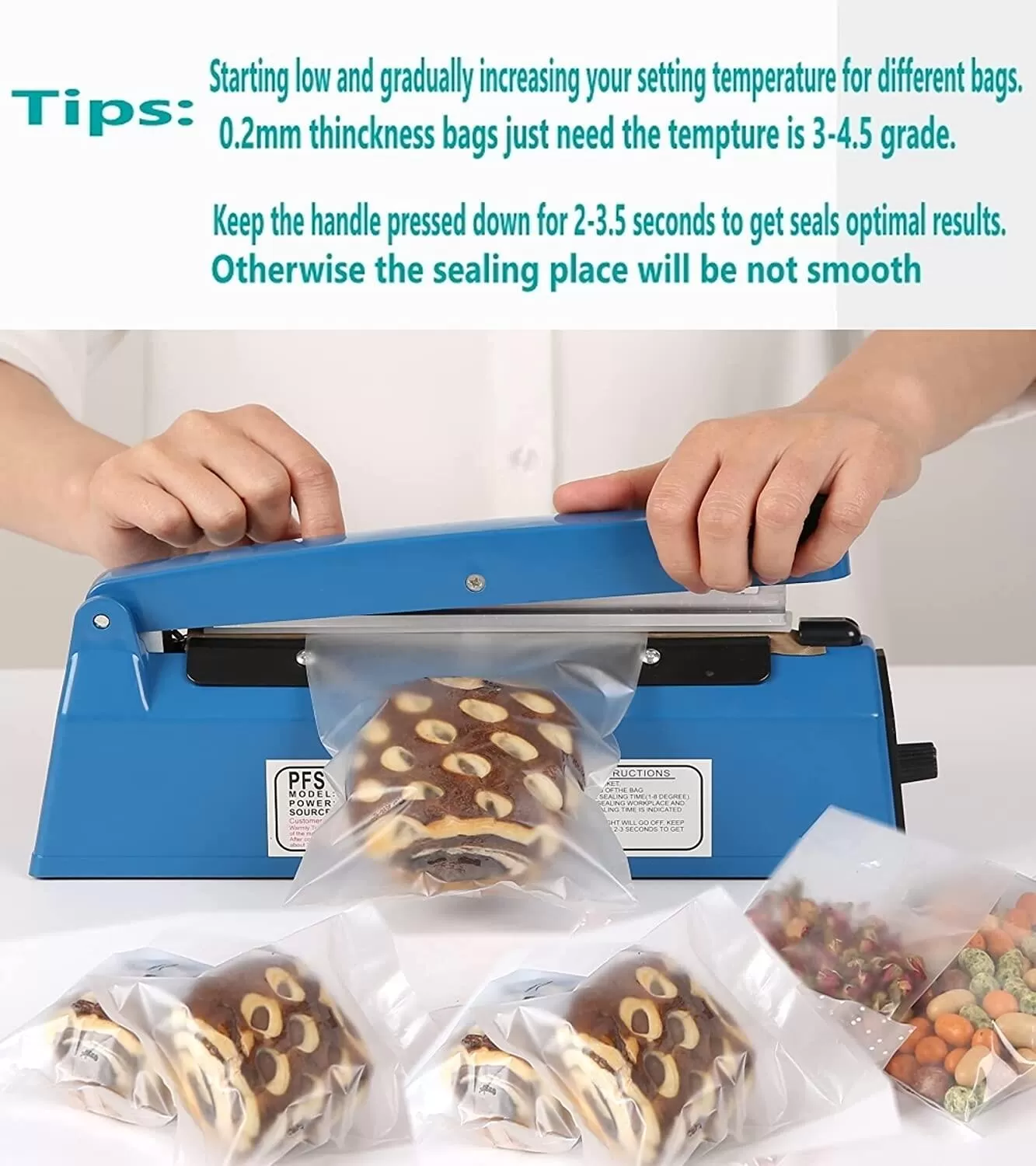 New Tecno 250MM Electric Impulse Heat Sealer - image 6