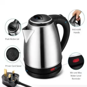 Tecno 1.8L Power Saving Stainless Steel Electric Kettle