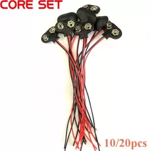 SDTC Tech 9V Battery Snap Connector 10/20 Pcs