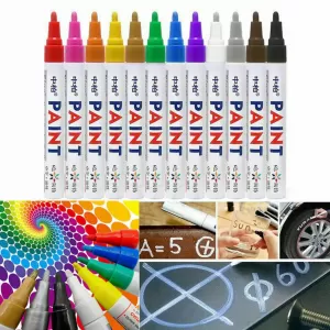 Generic Paint Marker Pen Fade-proof Car Tyre