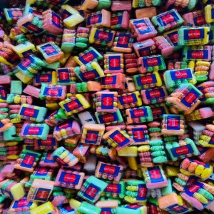 Foreign Mint Mini Chew Gum Fruit Flavor High Quality