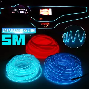 Generic 5M Car Interior LED Strips Decorative Light