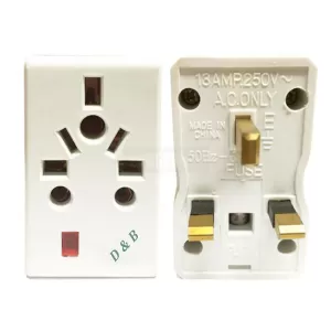 Generic Square Pin To Any Pin Converter (5A-13A) Fused