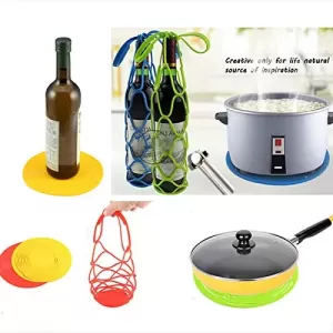 Generic Korean Design Multifunctional Silicone Mesh Bag