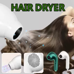 EarBuds Electric Hair Dryer Hot/Cold Wind