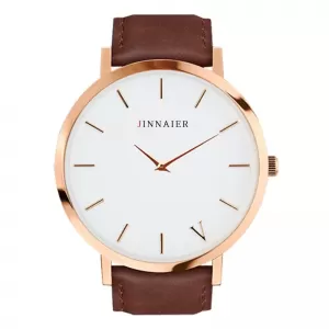 Epic Brown Classic Watch Famous Leather Strap Unisex Quartz