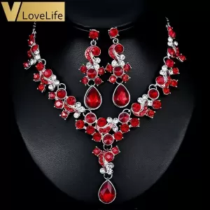 Jiaroswwei 2Pcs Luxury Full Rhinestone Charm