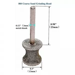 Tecno 2 Pack Diamond Dog Nail Grinder Bits
