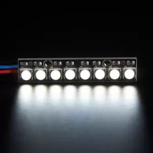 Tecno NeoPixel Straight Board 8x 5050 RGBW Cool White LED