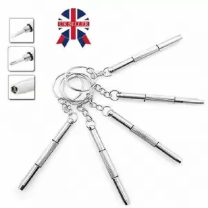 Professional 3in1 Mini Screwdriver Repair Set Keyring