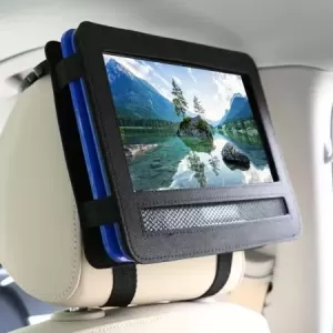 Royal Black Car Seat Headrest Mount Holder for 10inch DVD Player