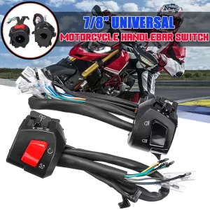 Generic 22mm 7/8" Motorcycle Handlebar Electrical Start Switch