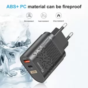 Universal BK-384 20W PD Quick Charger 3.0 USB/Type C Wall Charger