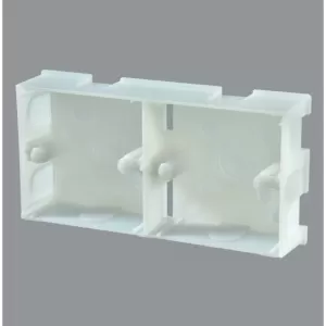 Generic Double Sunk White Color Mounting Box