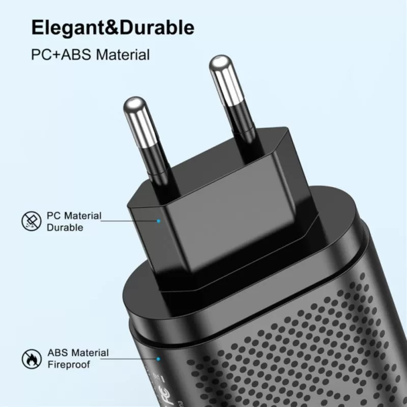 Universal BK-384 20W PD Quick Charger 3.0 USB/Type C Wall Charger - image 6