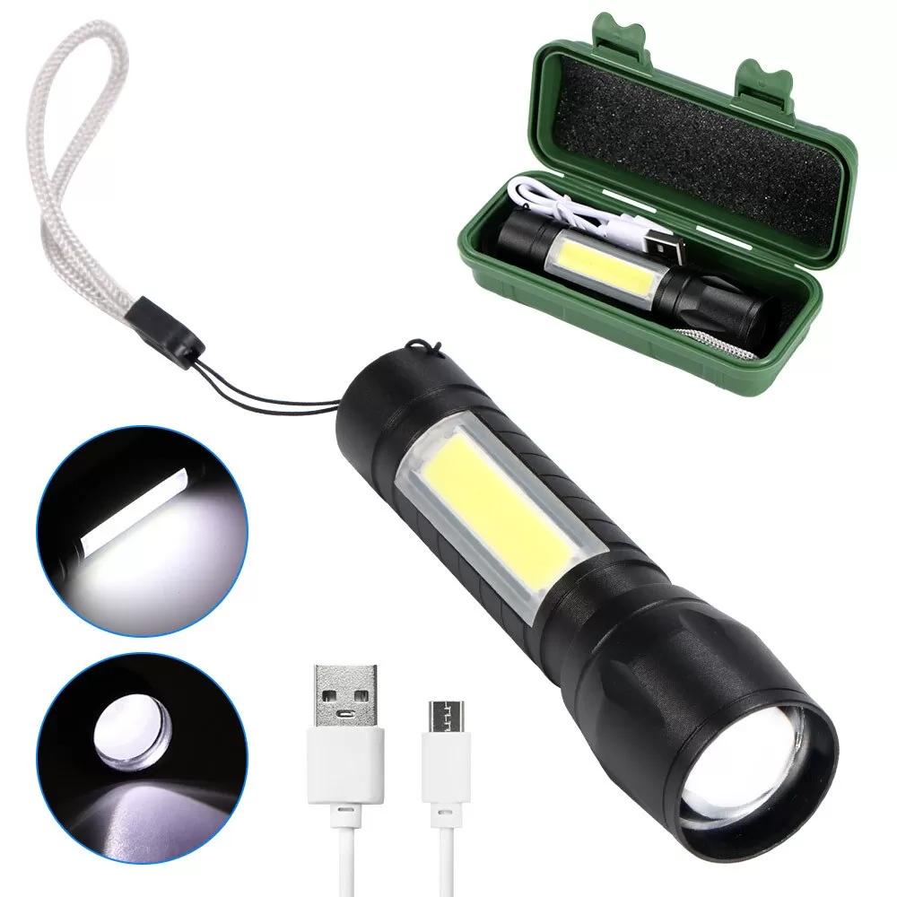 Generic Mini Portable LED Torch - Waterproof Dustproof USB Charge - image 5