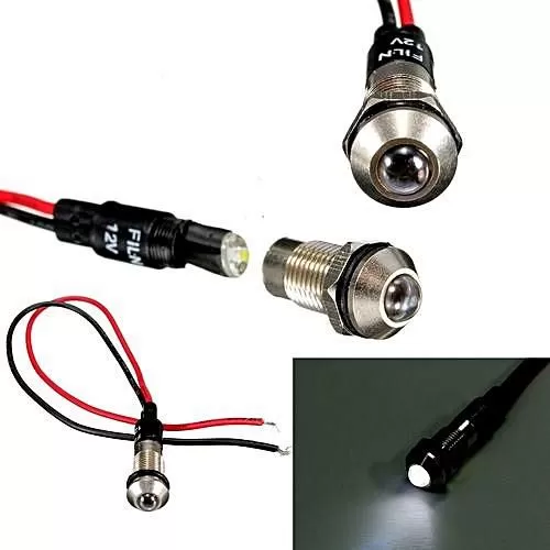 Generic 6mm 1 LED Indicator Light Pilot Dash Lamp - image 3