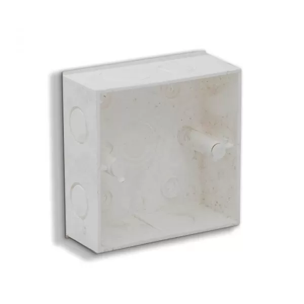 Generic Double Mounting Box Sunk White 5Pcs - image 2