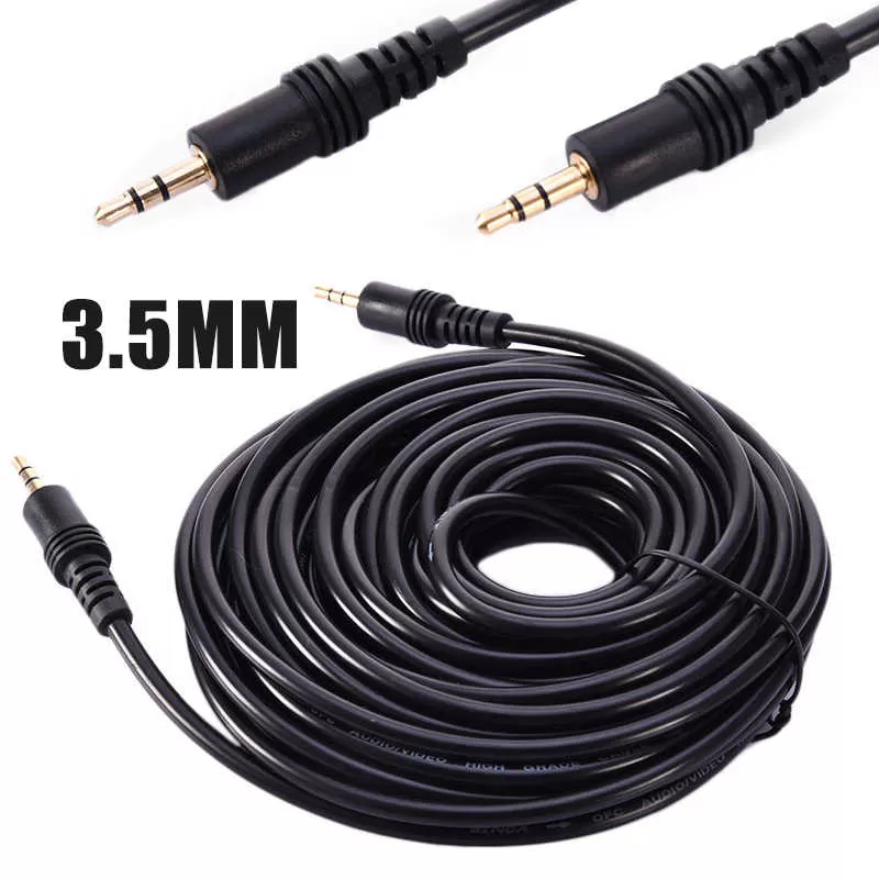Choseal White 3M 3.5mm Male to Male Aux Extension Cable - image 3