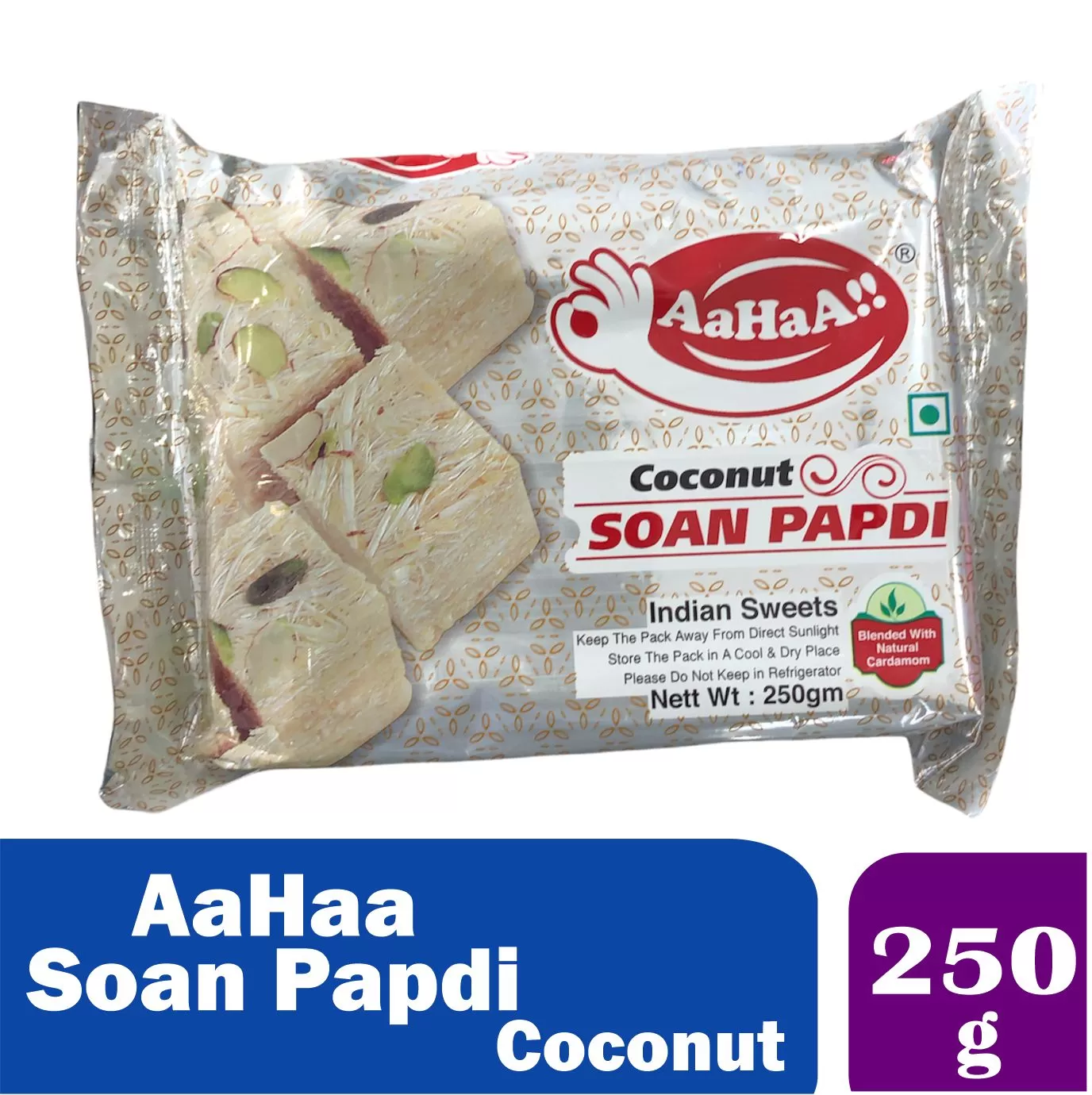 Aahaa Soan papdi coconut 250g