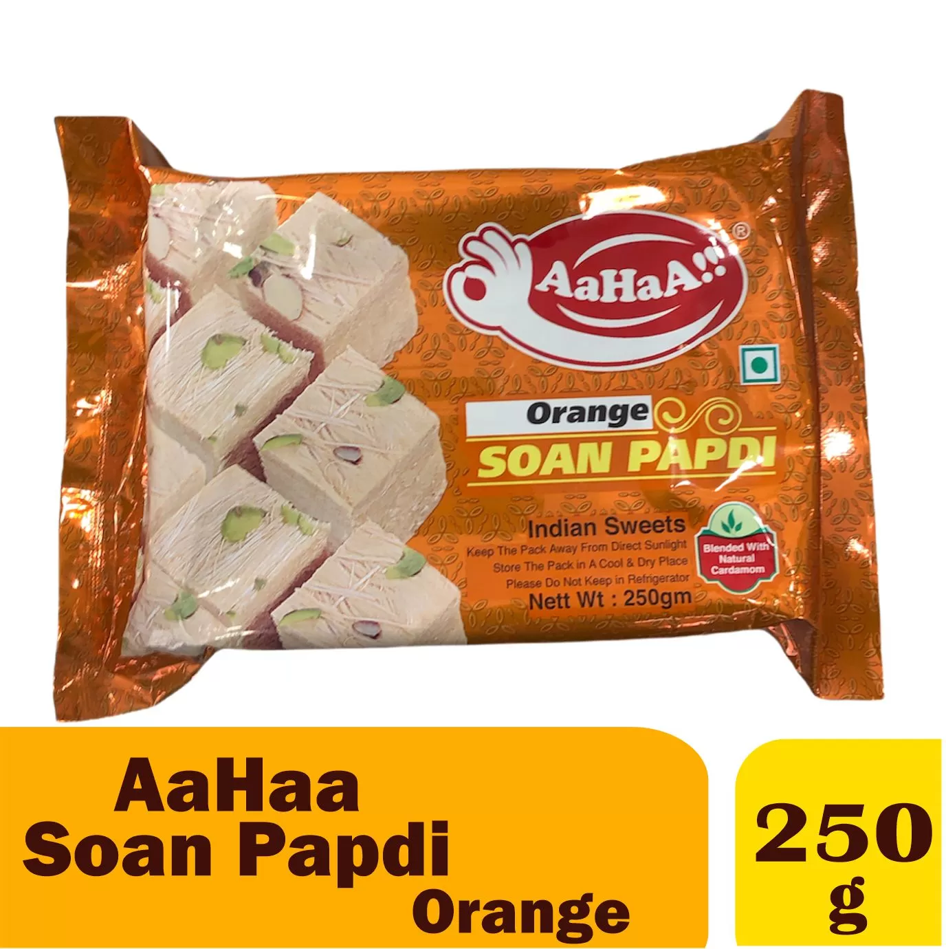 Aahaa Soan papdi Orange 250g