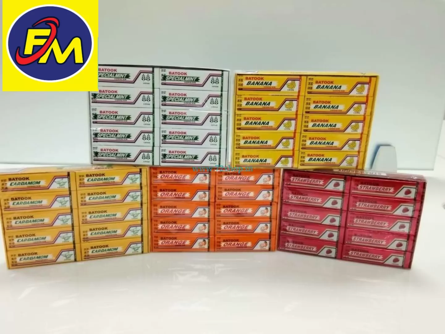 Batook Chewing Gum 4 Flavors 8-pack - image 2