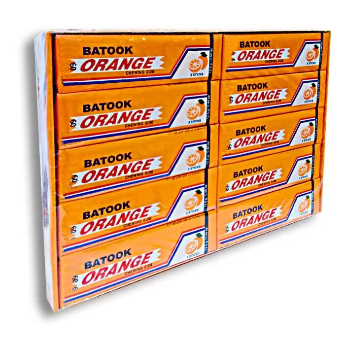 Batook Orange Chewing Gum 12.5g 20-Pack - image 2