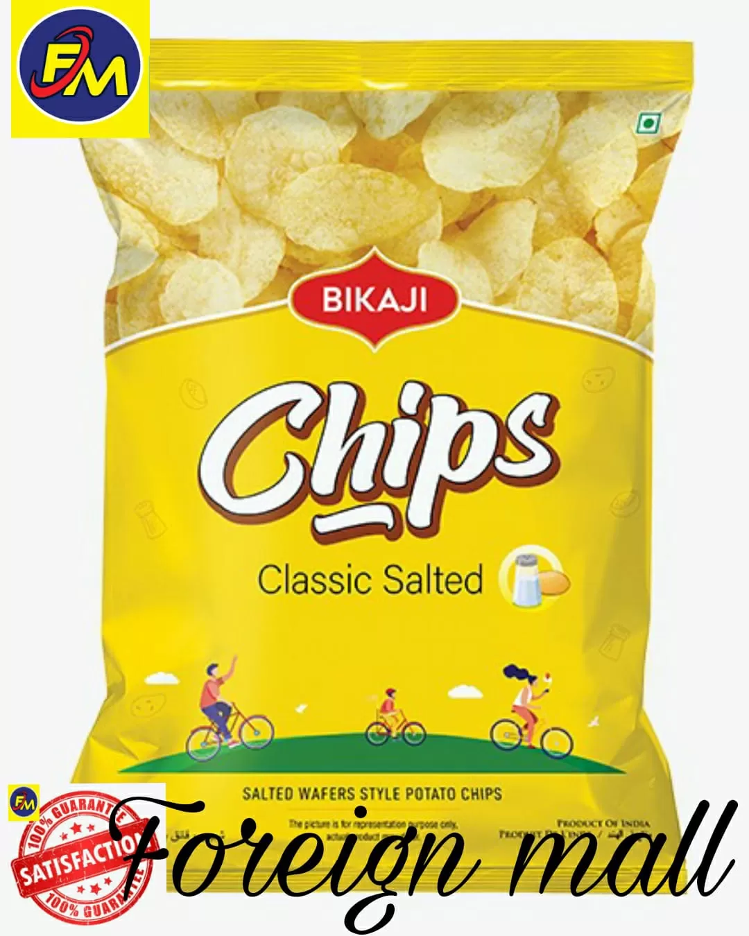 Bikaji Classic Salted Chips 35G 5Pcs