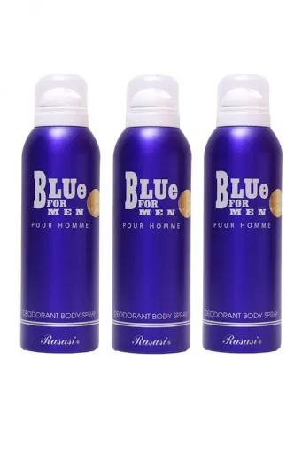 Rasasi Blue For Men Deodorant Body Spray 200ml - image 2
