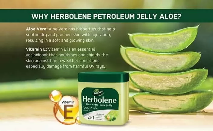 Dabur Herbolene 425ml Aloe Petroleum Jelly - image 2