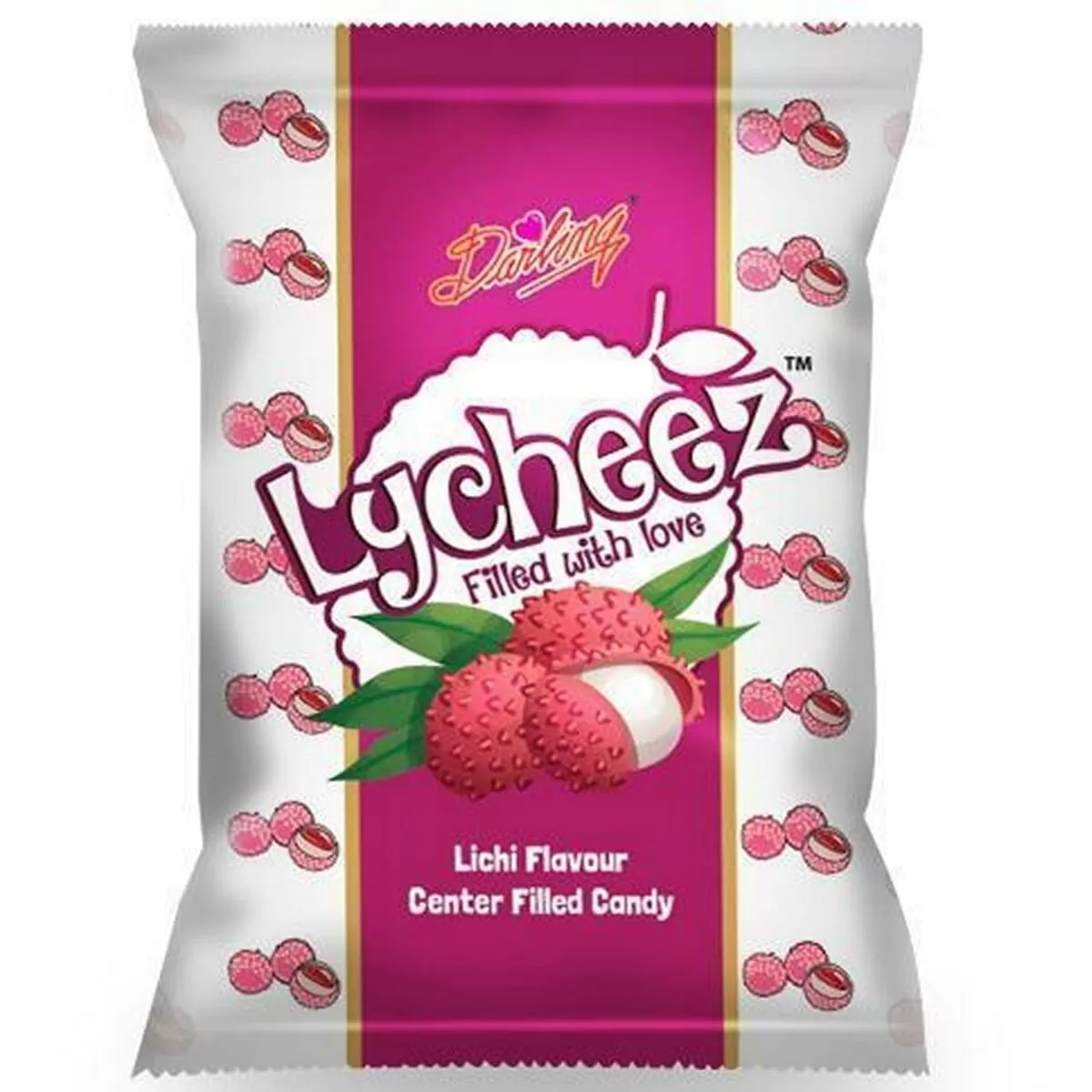 Darling Lycheez Toffees Lychee Lichi Flavour Candy Packet