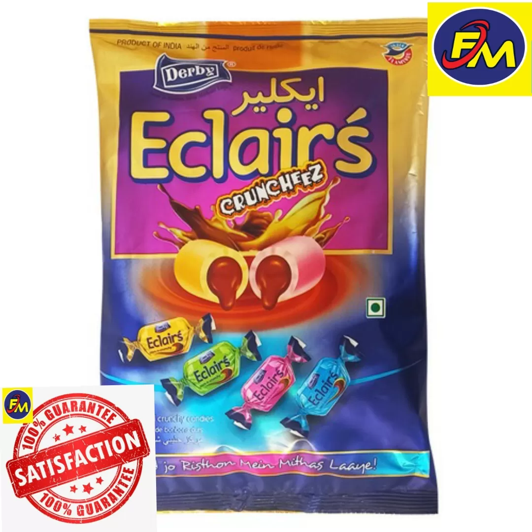 Derby Eclairs Cruncheez Candy 166Pcs