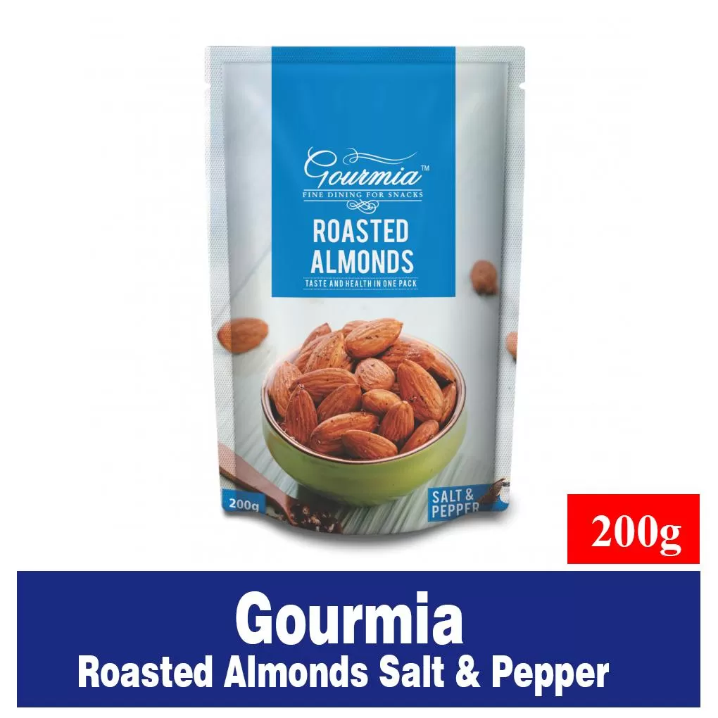 Gourmia Roasted Almonds Salt and Pepper 200g - image 2