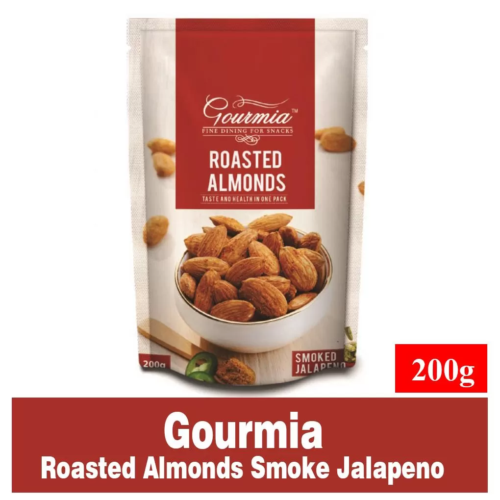 Gourmia Roasted Almonds Smoked Jalapeno 200g - image 2